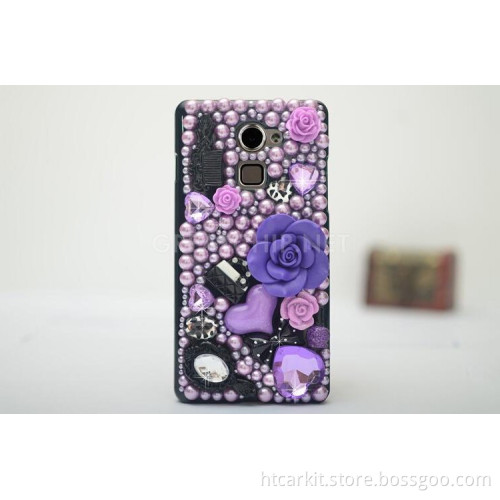 Newest diamond pc mobile phone cover for Huawei Mate 8